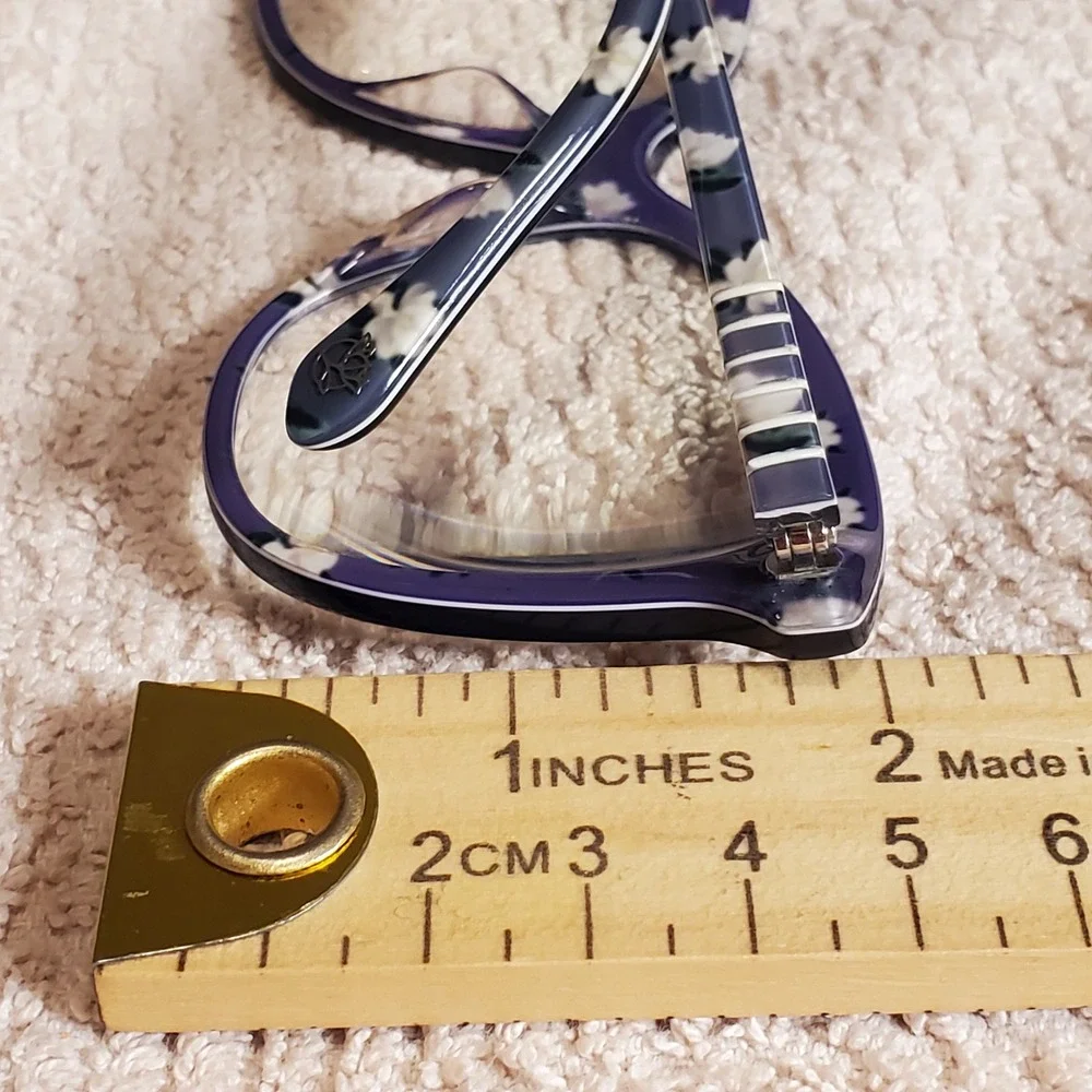 Draper James DJ7003 Indigo Floral Cat Eye Eyeglass Frames only 56-15-140 Womens